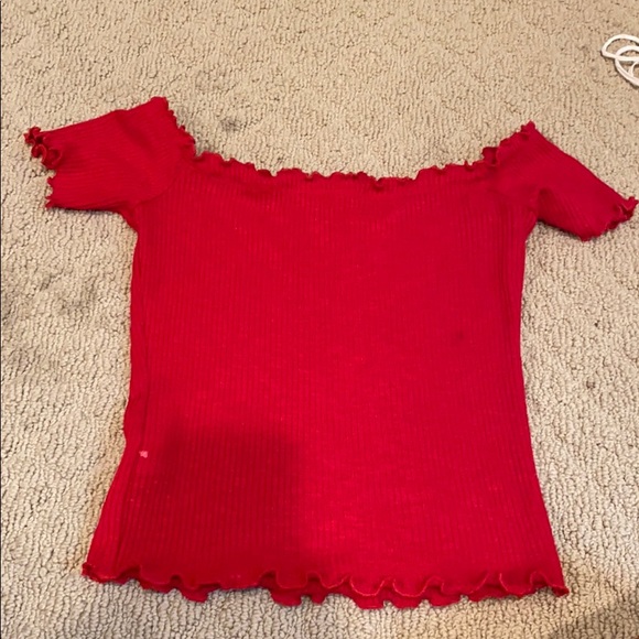 Off the shoulder crop top - Picture 2 of 3